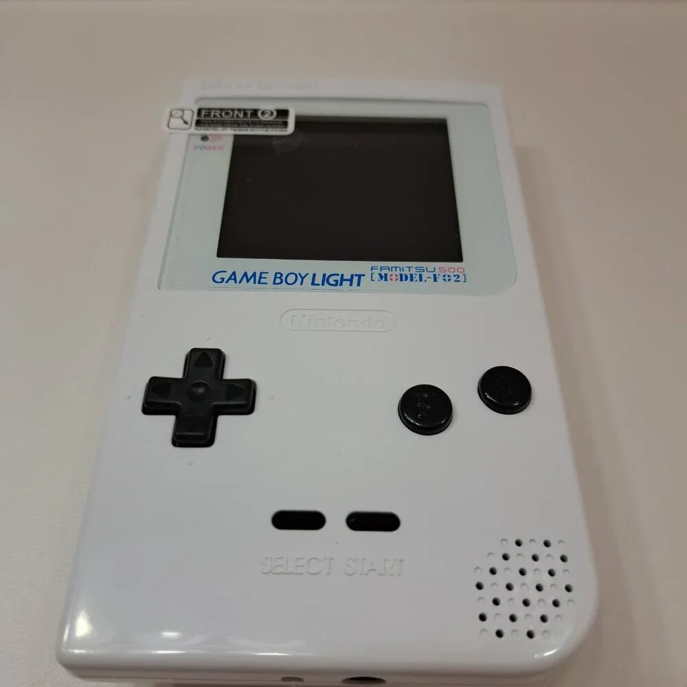 Refurbished Nintendo Gameboy Light With Upgraded Backlit LCD Screen White
